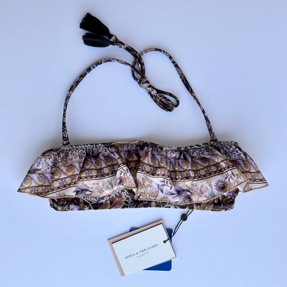SPELL & the Gypsy Collective Oasis Frill Bandeau Top NWT - Picture 5 of 17